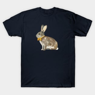 Bunny with Golden Bowtie T-Shirt